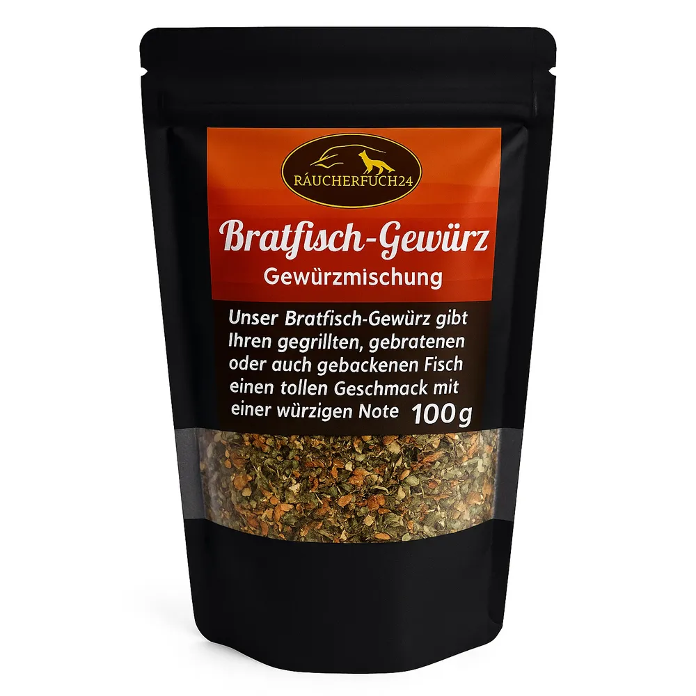 Bratfisch Gewürz im Standbeutel für knusprigen Bratfisch und gebratenen Fisch