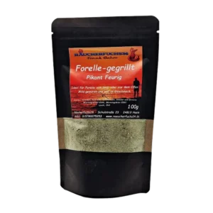 Forelle gegrillt mit Forellengewürz pikant feurig – Fischgewürz für Grill und Räuchern