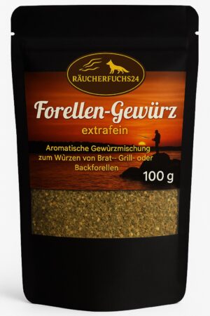 Forellen-Gewürz extrafein 100g im wiederverschließbaren Standbeutel