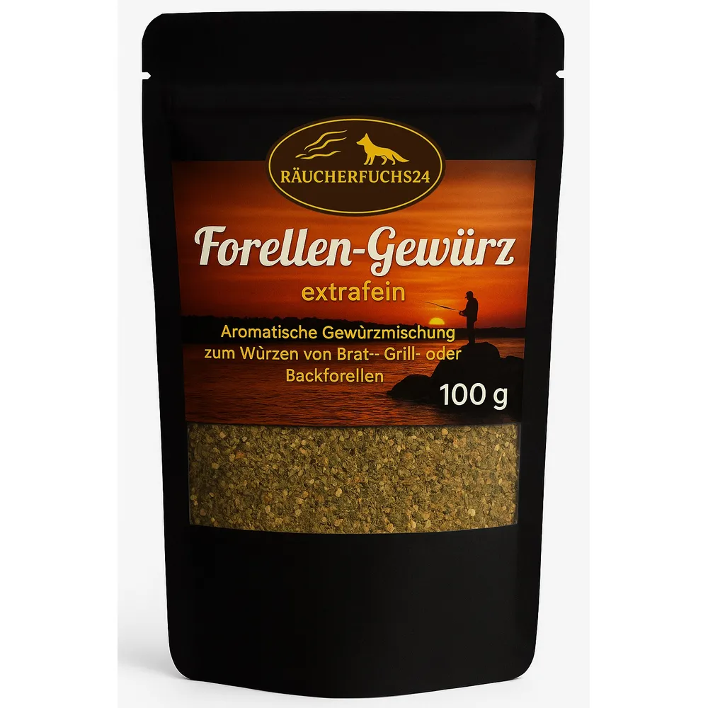 Forellen Gewürz extra fein im Standbeutel für Forelle und feine Fischgerichte