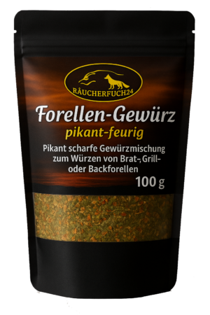 Forellengewürz Pikant-Feurig 100 g – scharfes Fischgewürz mit Chili für Forelle