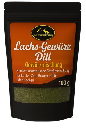 Lachs-Fischgewürz mit Dill 100 g – Gewürzmischung zum Würzen von Lachs und Fisch