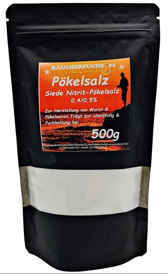 Nitritpökelsalz 500 g – für Wurstherstellung & Fleischpökelung