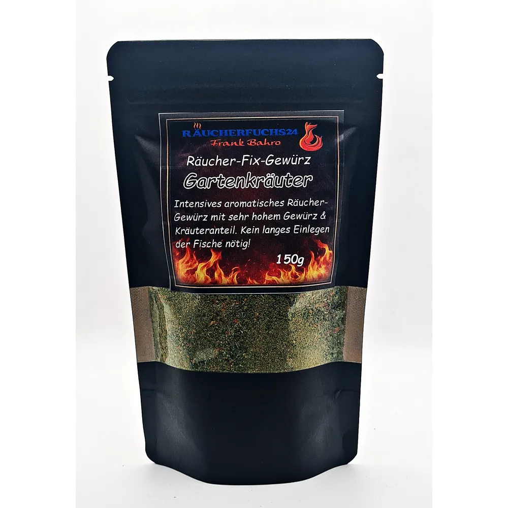 Räucher Fix Gewürz Gartenkräuter 100 g für Fisch zum Räuchern