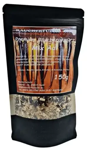 Räuchergewürz Mix für Aal zum Räuchern – 150 g Packung