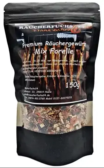 Räuchergewürz Mix – Forelle 150 g zum Räuchern von Forellen