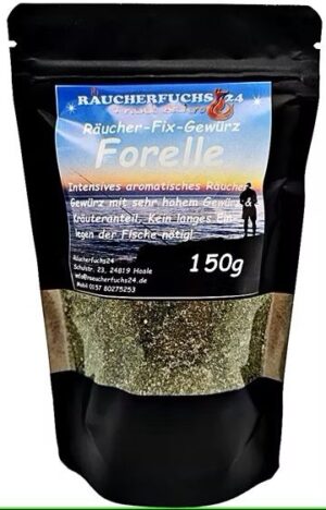 Räucher Fix Gewürz Forelle 150 g zum Räuchern von Fisch