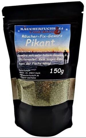 Räucher Fix Gewürz Forelle Pikant 150 g – pikante Gewürzmischung zum Räuchern von Forelle