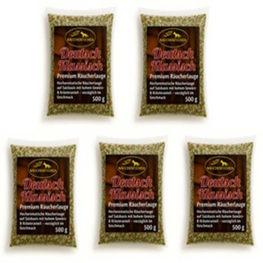 Räucherlauge Deutsch Klassisch 2,5 kg – klassische Räucherlake für Fisch und Fleisch