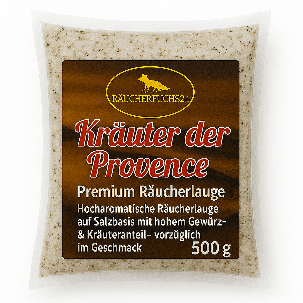 Räucherlauge Kräuter der Provence – aromatische Lake zum Einlegen von Fisch und Fleisch vor dem Räuchern