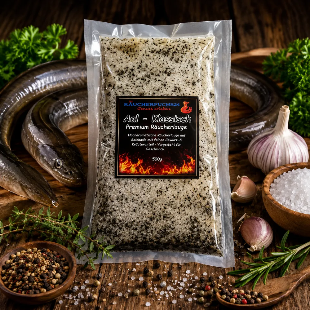Räucherlauge Aal Klassisch 500 g – Gewürzlake zum Einlegen von Aal vor dem Räuchern
