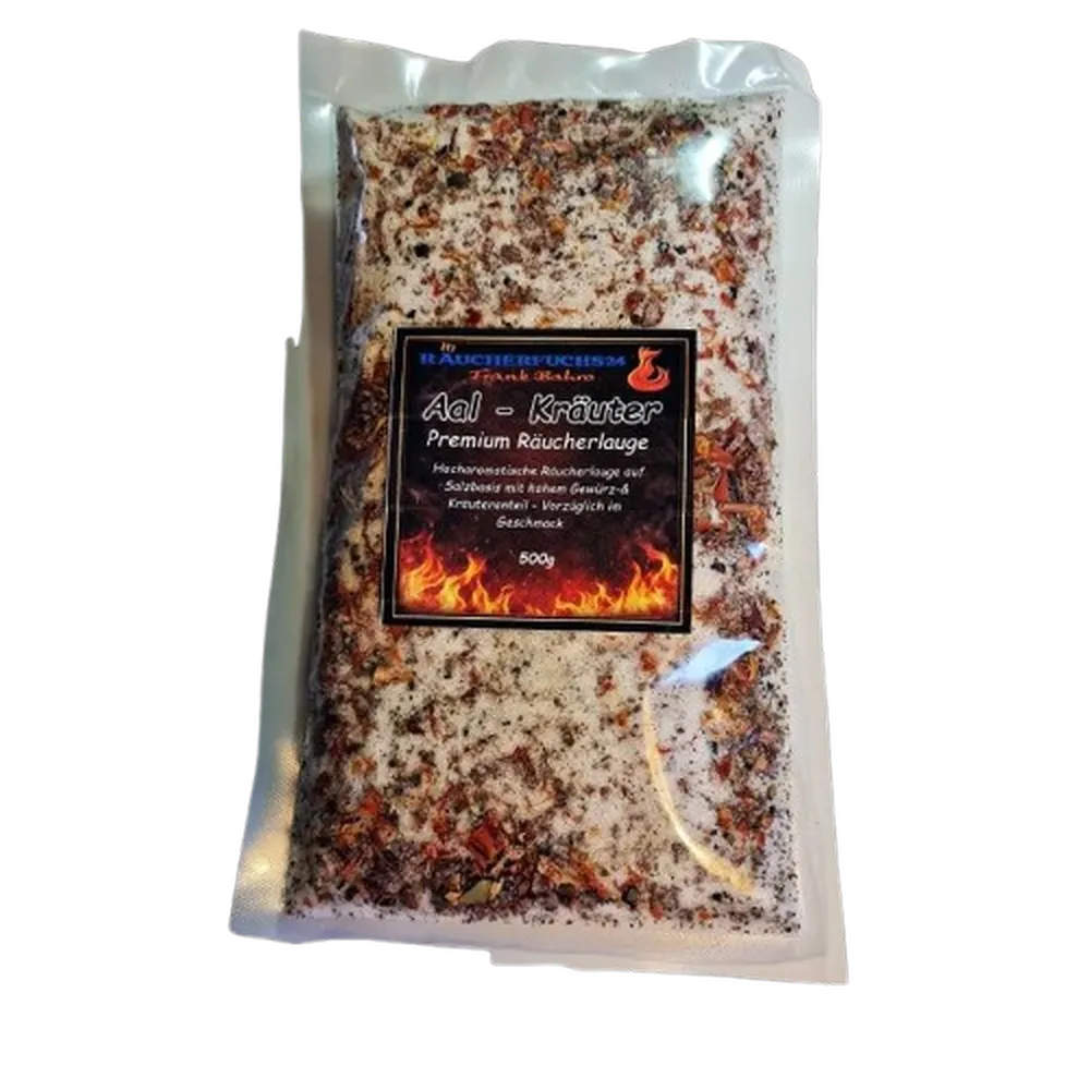Räucherlauge Aal Kräuter 500 g Gewürzmischung für Räucherlake zum Aal räuchern