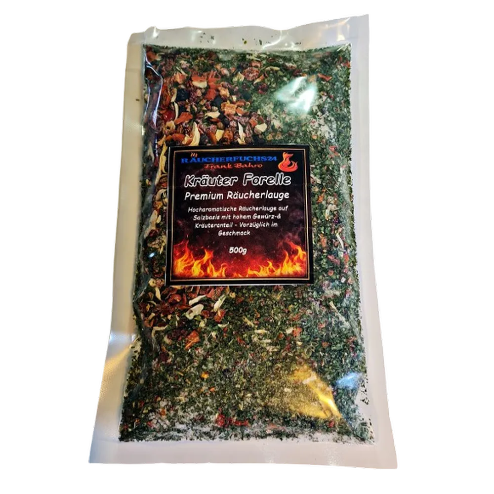 Räucherlauge Kräuter Forelle Gewürzmischung für Räucherlake zum Forellen räuchern