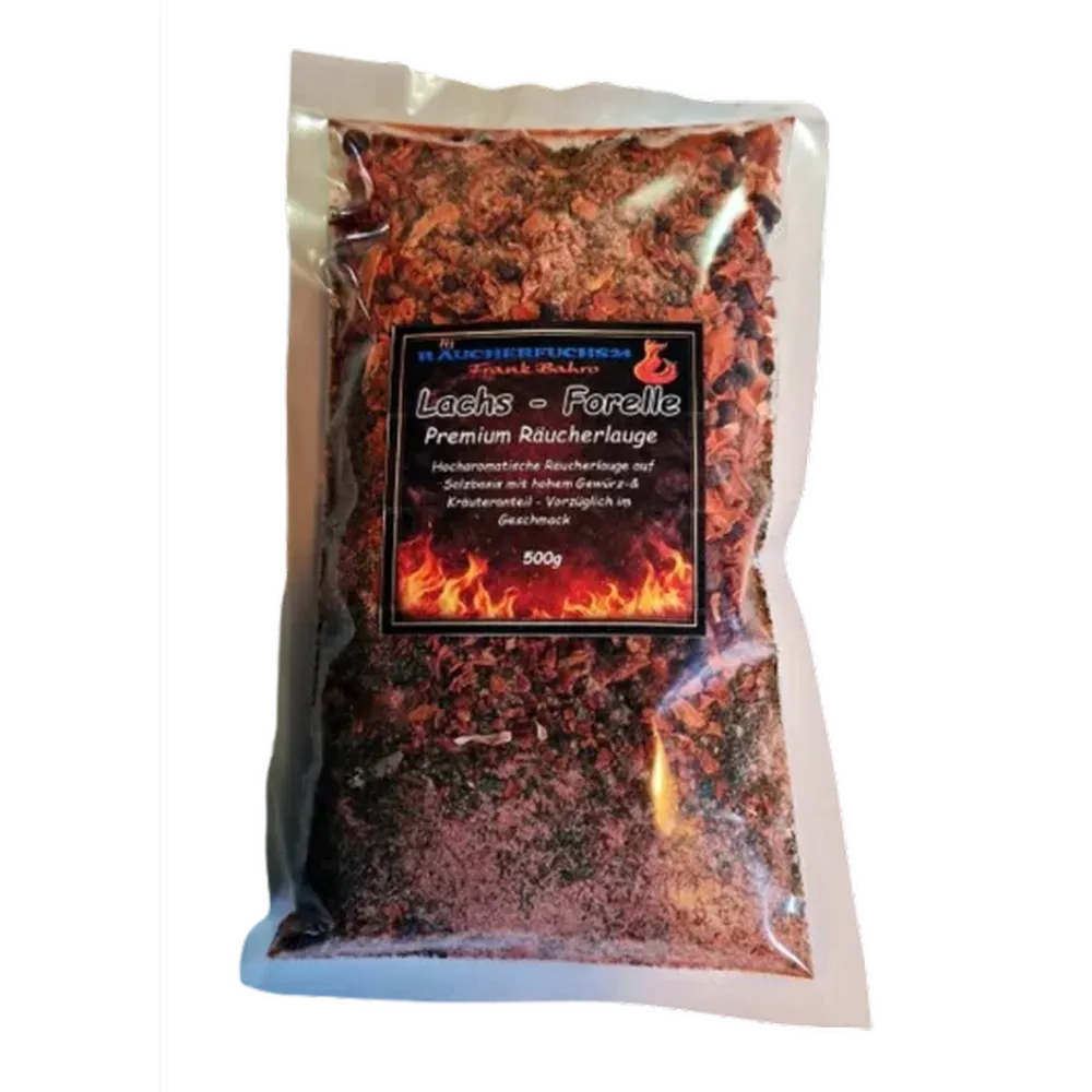 Premium Räucherlauge für Lachs und Forelle 500g von Räucherfuchs24