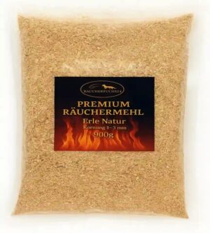 Räuchermehl Erle Fein- Räucherfuchs2
