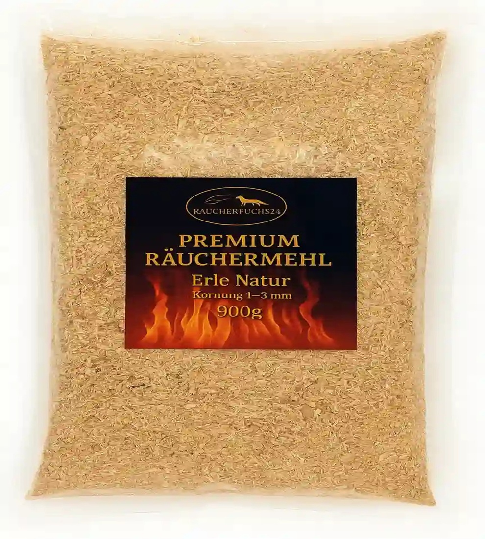 Räuchermehl Erle Fein- Räucherfuchs2