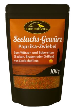 Seelachs-Gewürz Paprika und Zwiebel 100 g – Gewürzmischung zum Würzen von Seelachs und Fisch