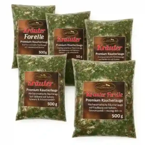 Räucherlauge Kräuter Forelle 2,5 kg – aromatische Räucherlake zum Einlegen und Räuchern von Forellen