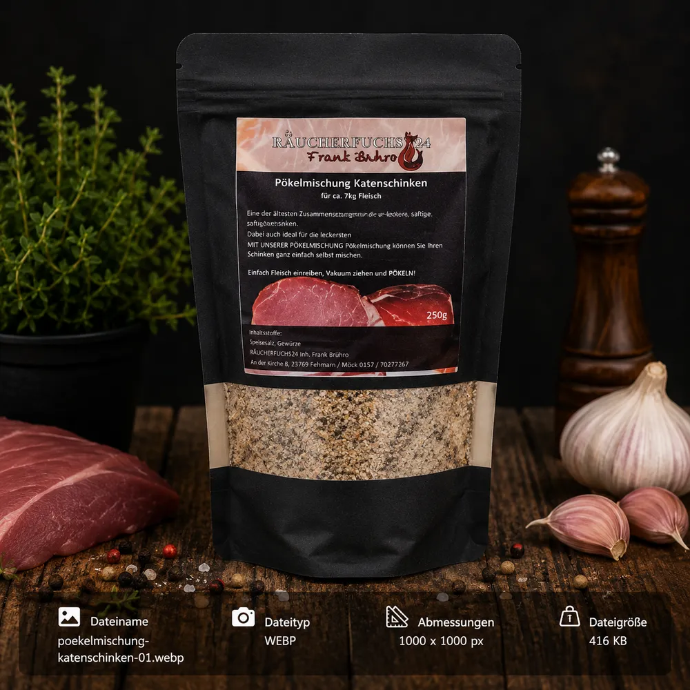 Pökelmischung Katenschinken für ca. 7 kg Fleisch