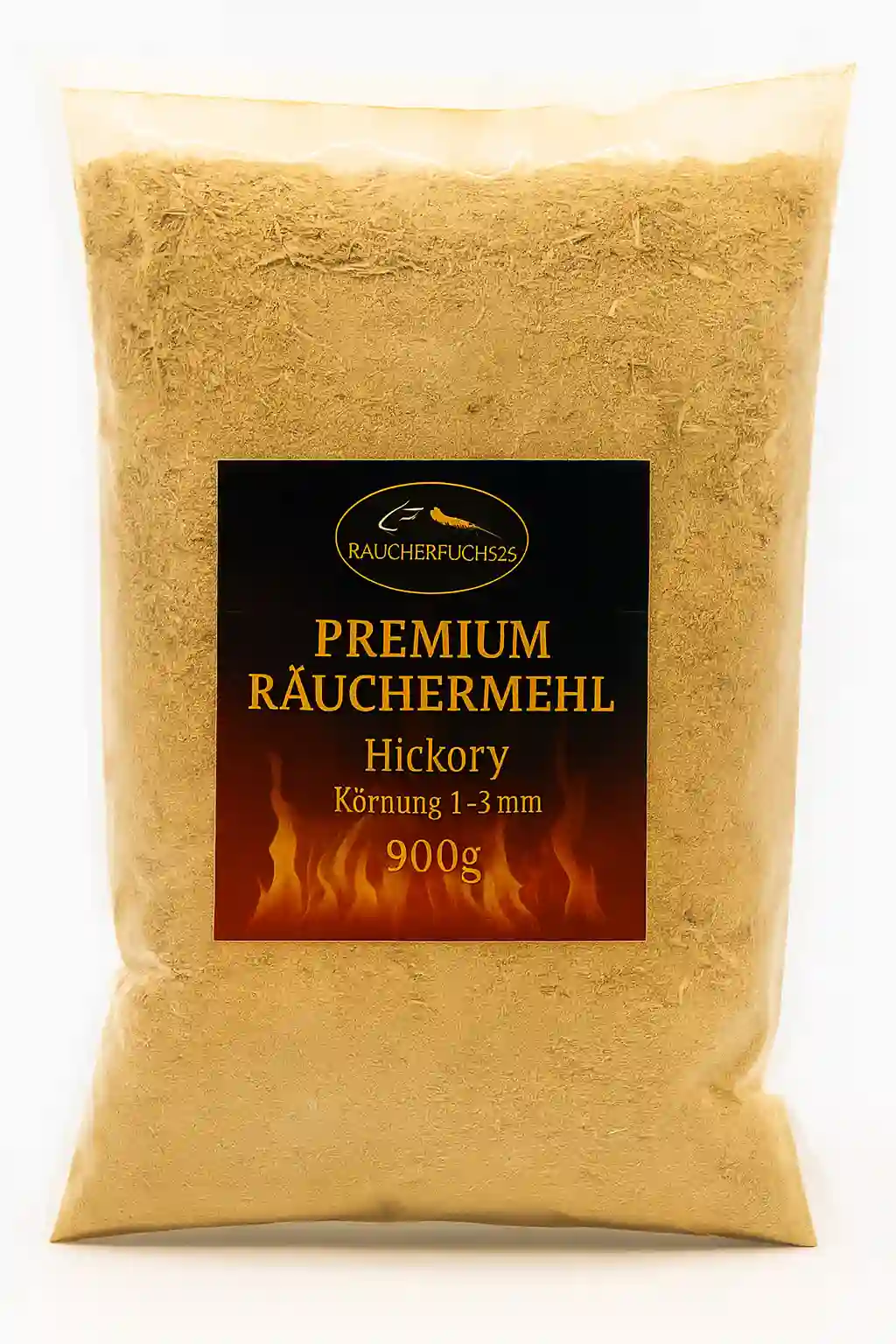 Räuchermehl Hickory fein 900 g 0,5–1,5 mm