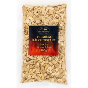 Räucherspäne Buche zum Räuchern von Fisch, Fleisch und Käse – feine Buchenholzspäne für intensives Raucharoma