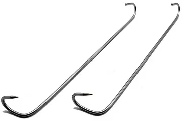 Räucherhaken Rundbogen Edelstahl 18 cm Ø 2,0 mm – 10 Stück