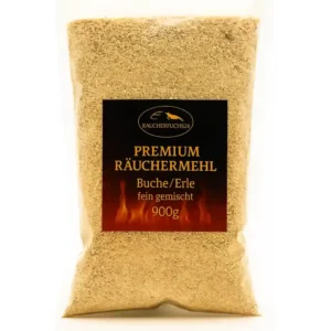 Räuchermehl Buche-Erle Mischung fein zum Räuchern von Fisch und Fleisch