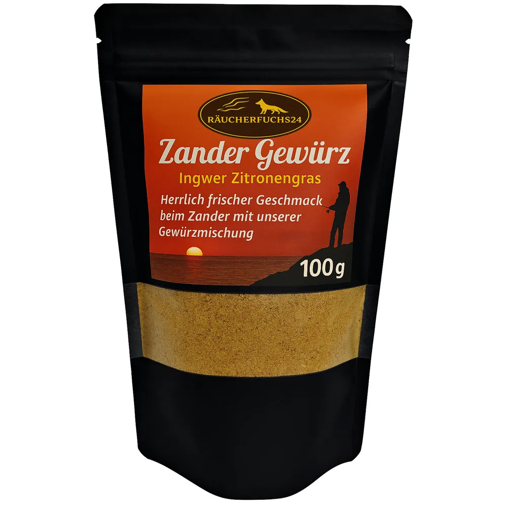 Zander Gewürz 100g von Räucherfuchs24 – Gewürzmischung für Zander, Fischgerichte und Grillfisch