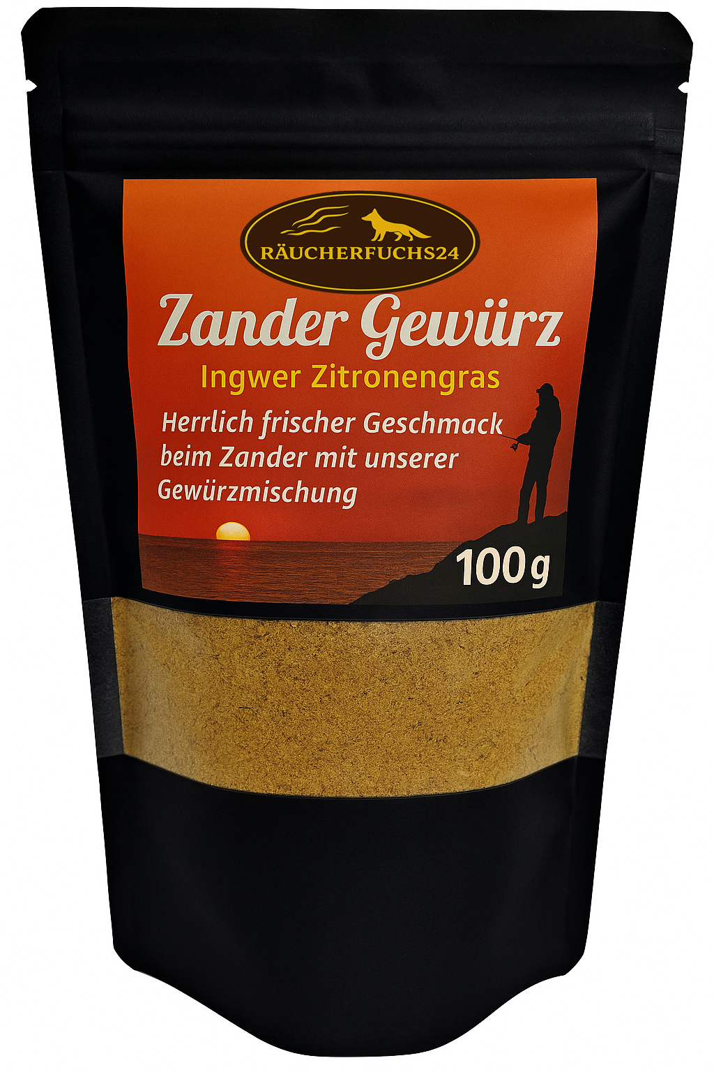 Zander Gewürzmischung mit Ingwer und Zitronengras 100 g – Gewürz zum Würzen von Zander und Fisch