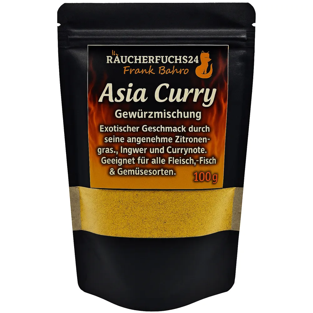 Asia Curry Gewürz 500g von Räucherfuchs24 für Geflügel, Reisgerichte und asiatische Speisen