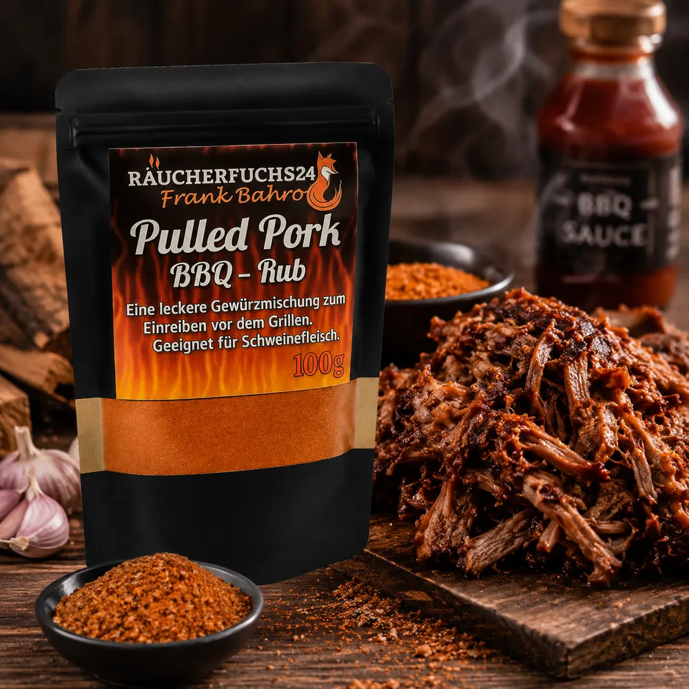 Pulled Pork Gewürz BBQ Rub für saftiges Pulled Pork vom Smoker