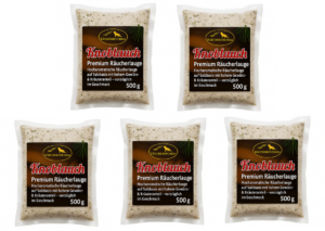 Räucherlauge Knoblauch 5×500 g – aromatische Räucherlake mit intensivem Knoblauchgeschmack zum Räuchern