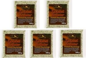 Räucherlauge/Lake Zwiebel-Kräuter 5×500 g – milde Kräuter-Räucherlauge für Fisch und Fleisch