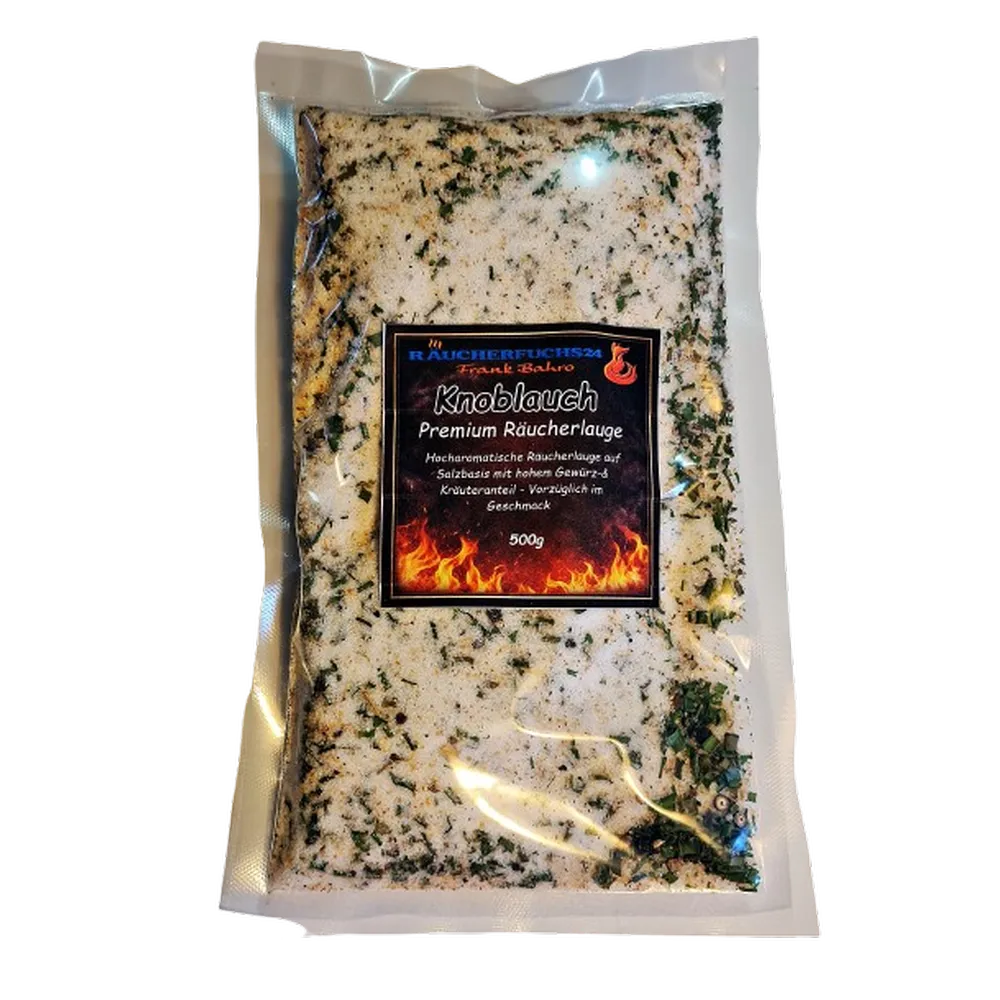Räucherlauge Knoblauch – Gewürzlake zum Einlegen und Räuchern von Fisch