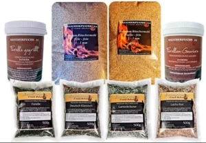 Räucherbedarf Angebote mit Räucherlauge, Gewürzen, Räuchermehl und Zubehör