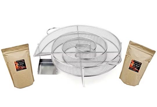 Sparbrand mit Räuchermehl Buche und Erle 500g für Kalträuchern