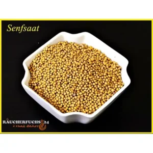 Senfsaat gelb 100 g – ganze gelbe Senfkörner in weißer Schale