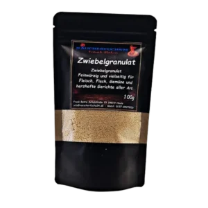 Zwiebelgranulat Gewürz von Räucherfuchs24 – fein gemahlenes Zwiebelgewürz für Fisch, Fleisch und Grillgerichte