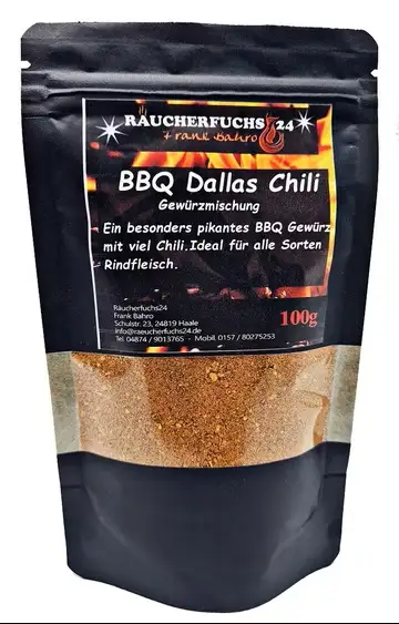 Barbecue Gewürz Dallas 100g – pikant-rauchiges Grillgewürz für BBQ