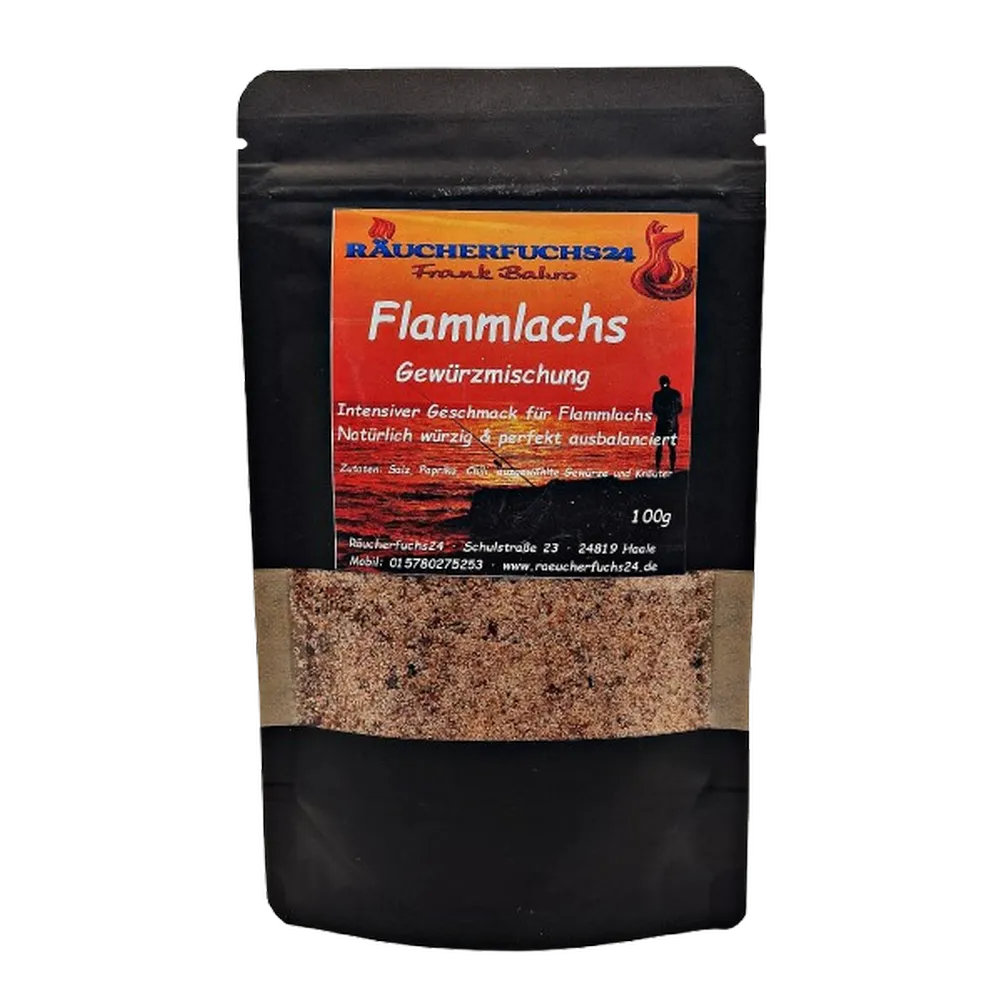 Flammlachs Gewürz für Grill und offenes Feuer – Gewürzmischung für Lachs und Flammlachs