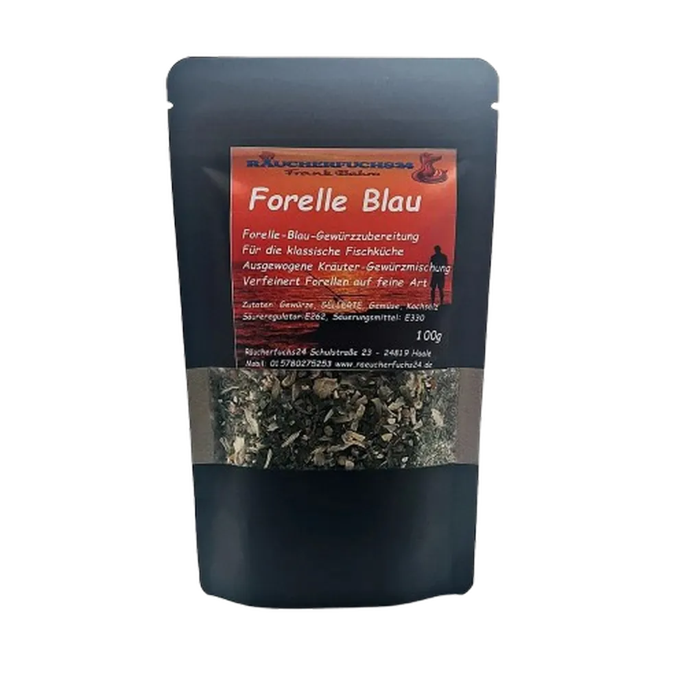 Forelle Blau Gewürz 100g von Räucherfuchs24 – Gewürzmischung für Forelle Blau und Fischgerichte