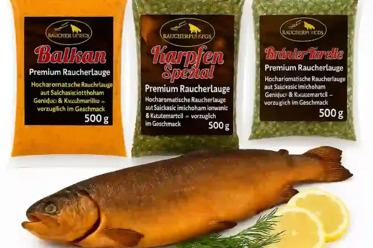 „Aromatische Räucherlauge für Karpfen, Forelle und Balkan-Fischspezialitäten kaufen – Räucherfuchs24“